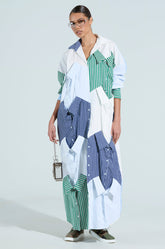 NOT YOUR BOYFRIENDS SHIRT MAXI DRESS