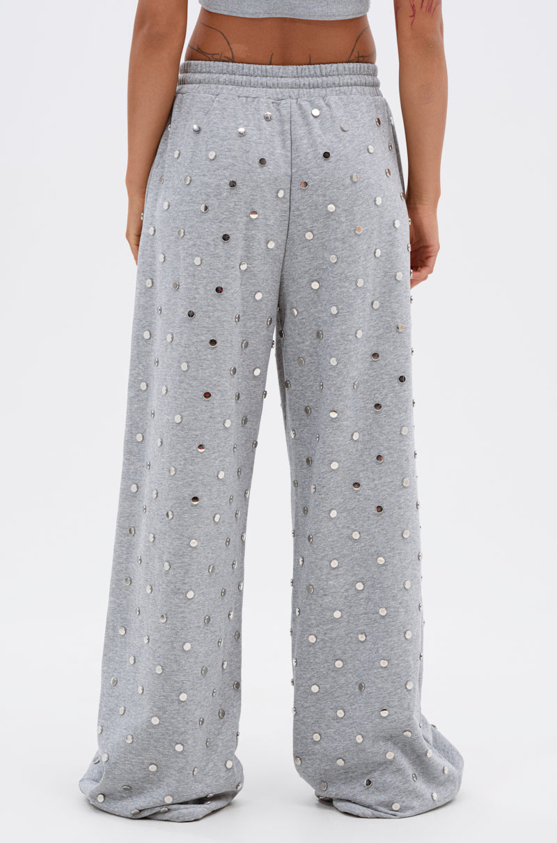 POPPING OFF WIDE LEG JOGGER