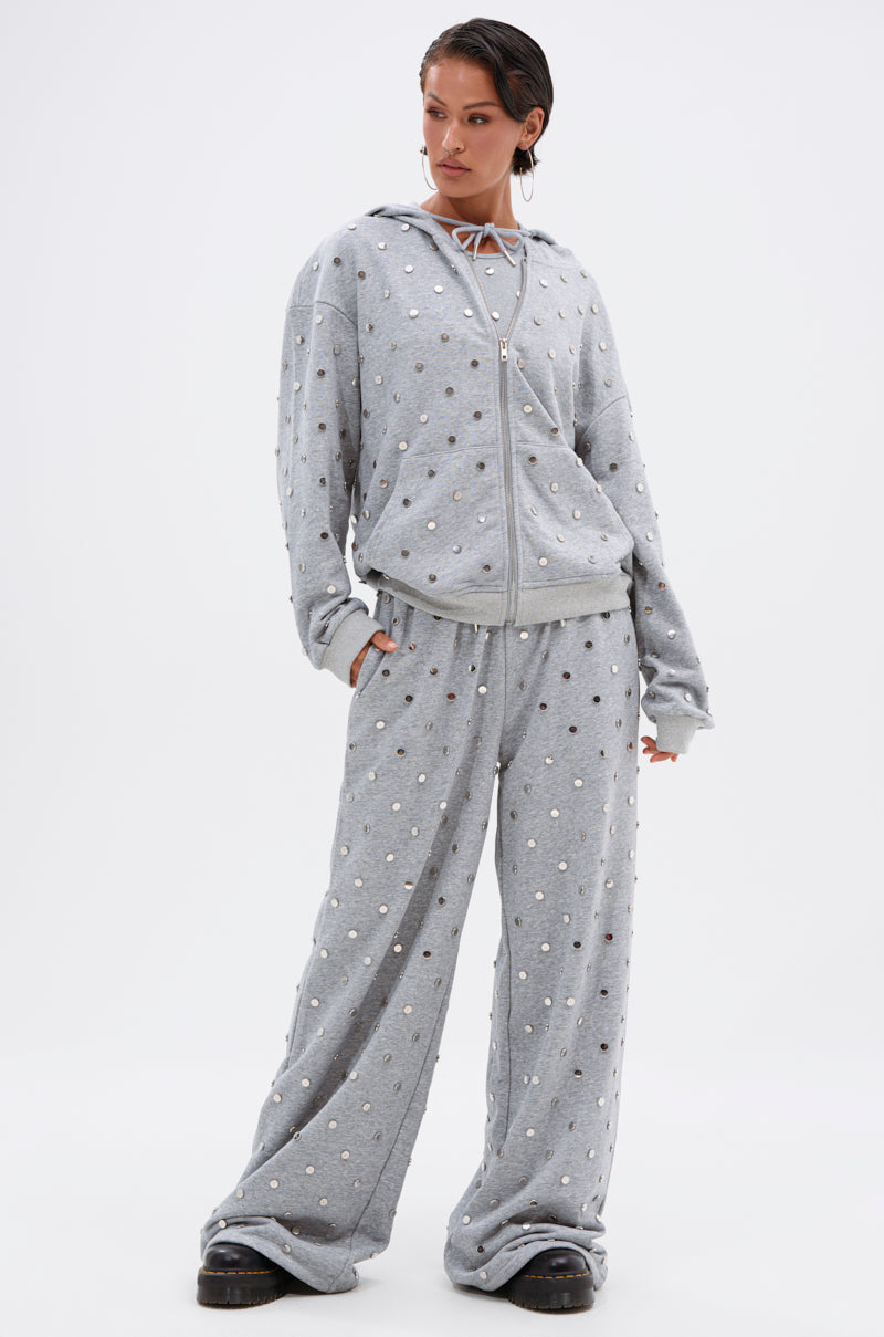 POPPING OFF ZIP UP SWEATSHIRT