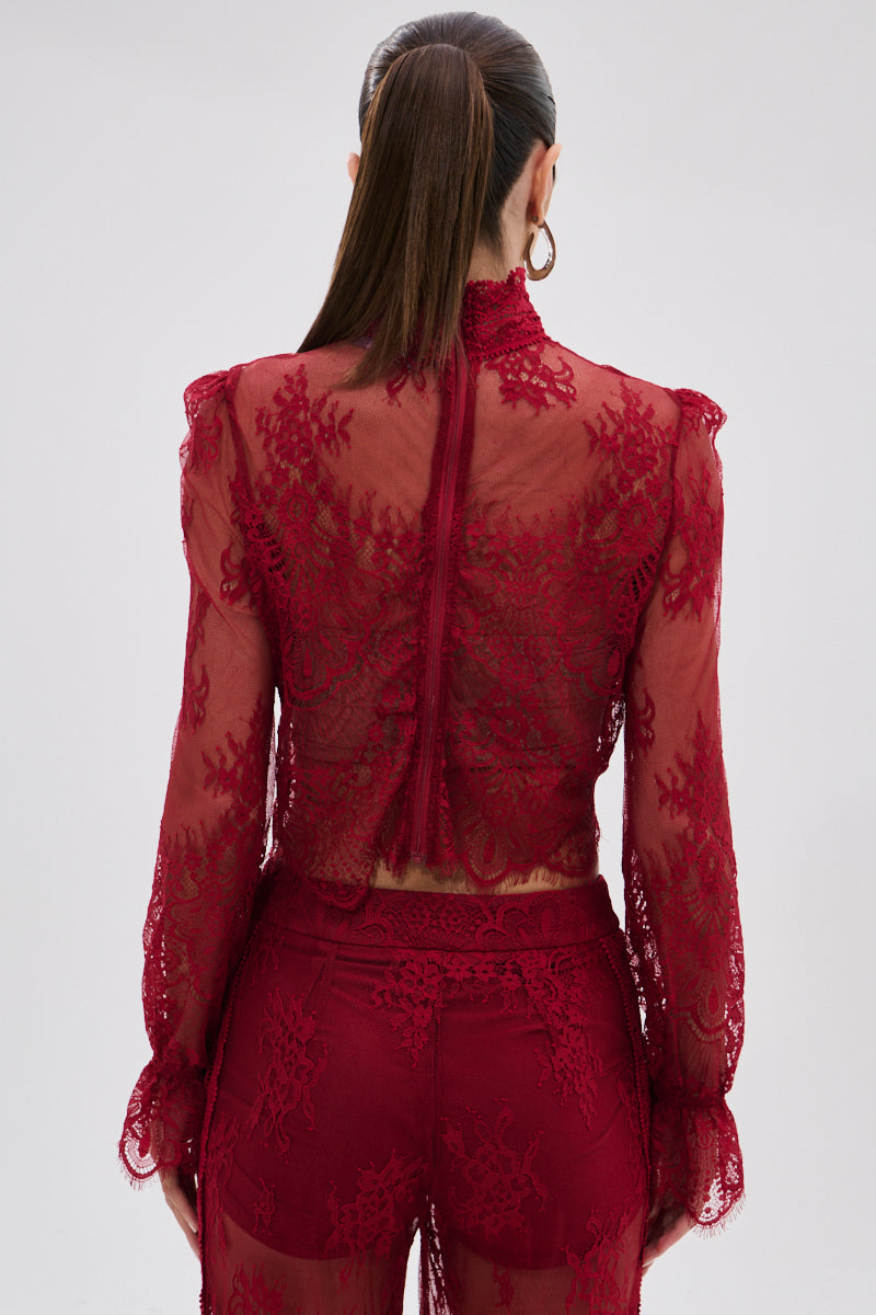 LOVE LOST LACE BLOUSE
