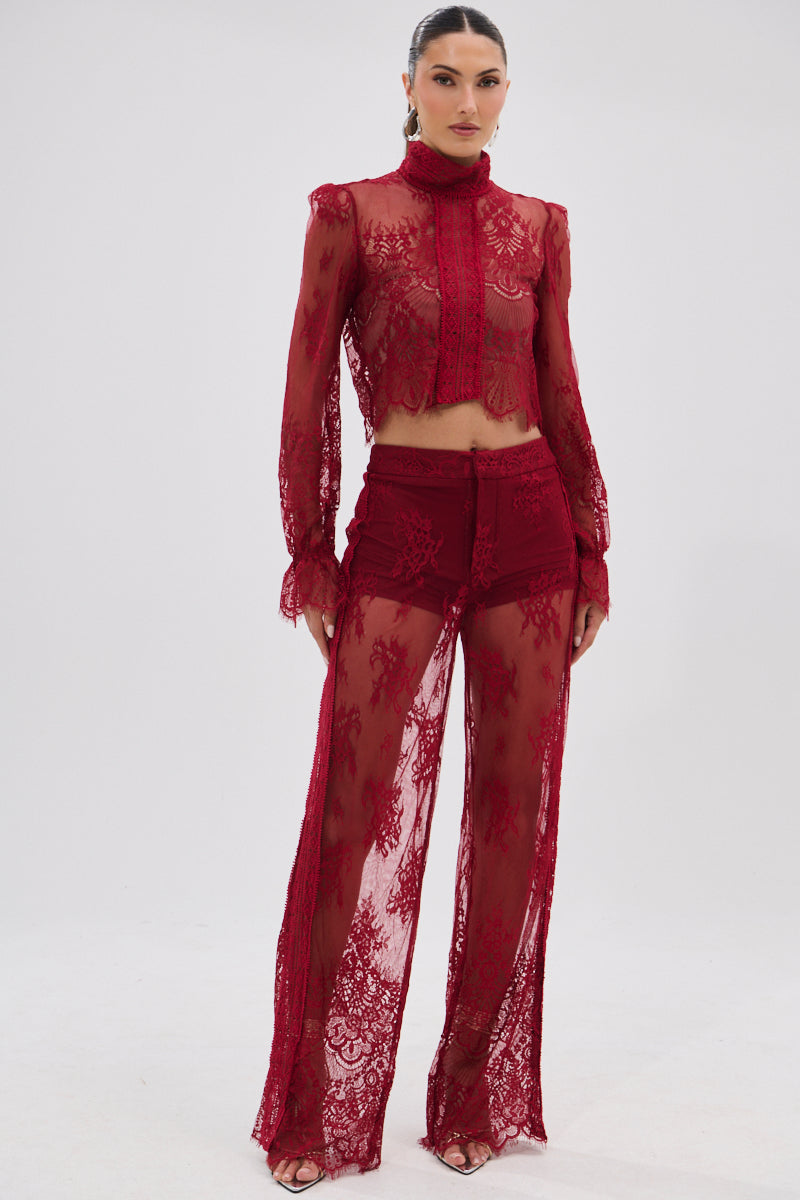 LOVE LOST LACE BLOUSE