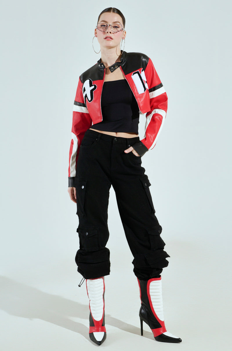 ACE CROPPED GRAPHIC MOTO