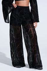 HAVING REGRETS ABOUT YOU SEE THROUGH PALAZZO PANT