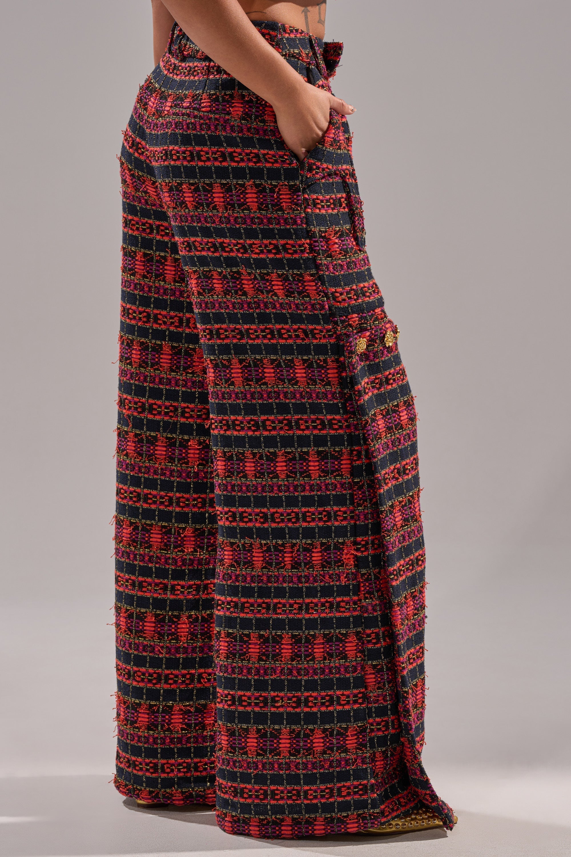 ONLY THINK ABOUT YOU TROUSER IN TWEED