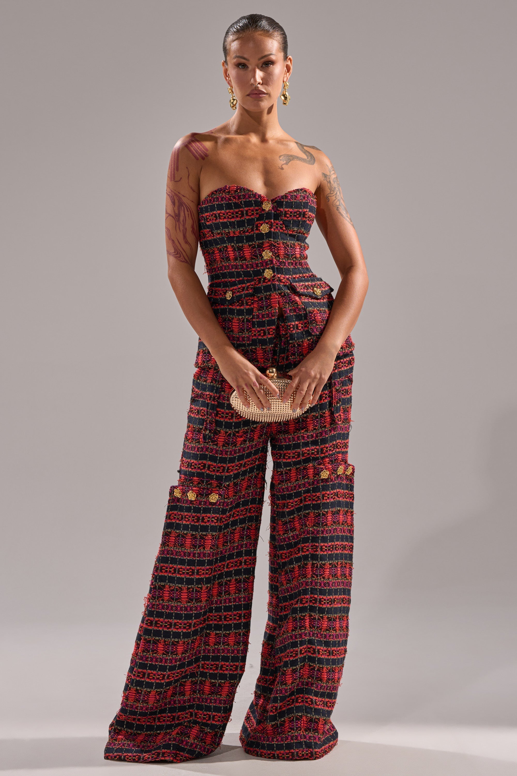 ONLY THINK ABOUT YOU TROUSER IN TWEED