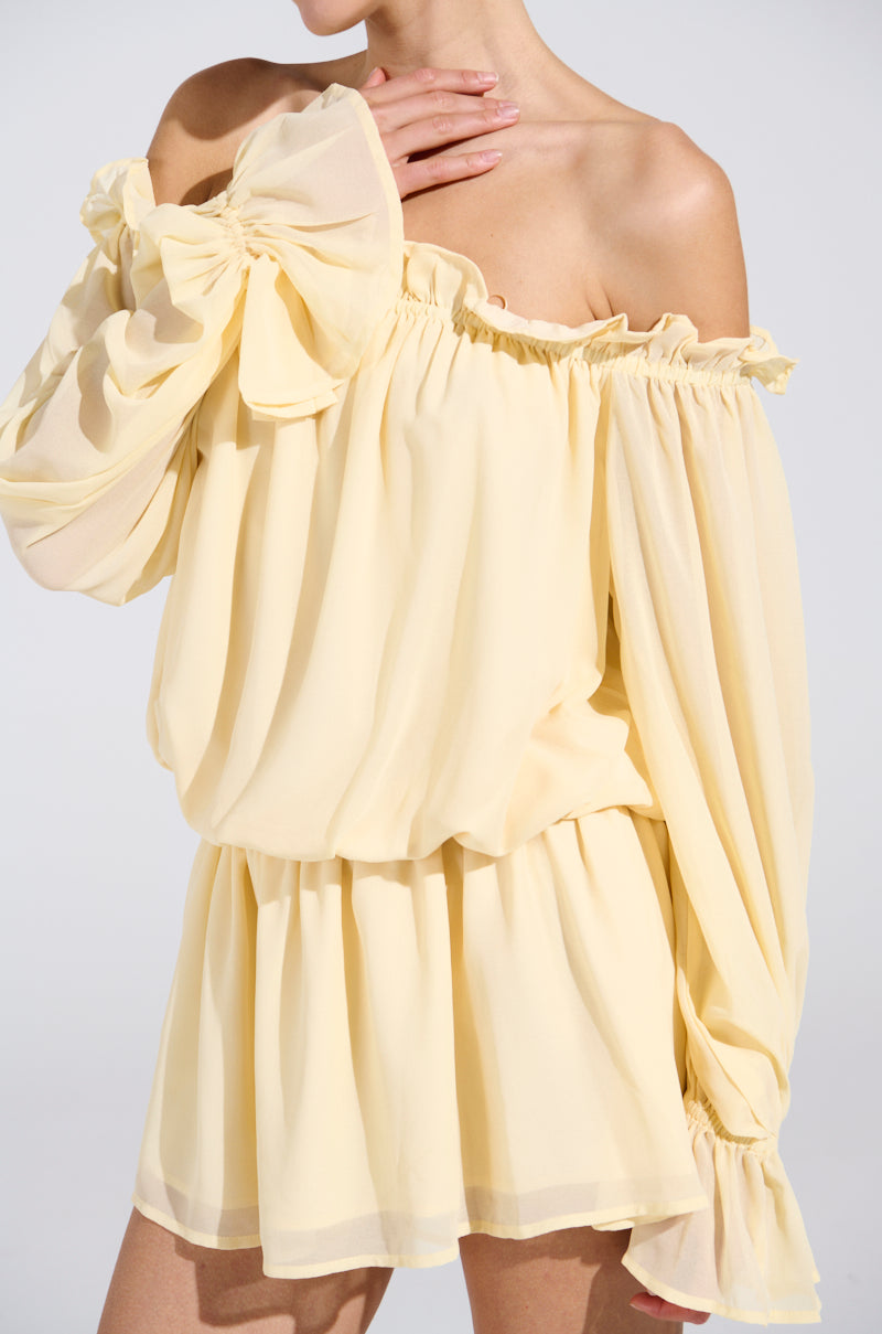 ON YOUR MIND CHIFFON MINI DRESS