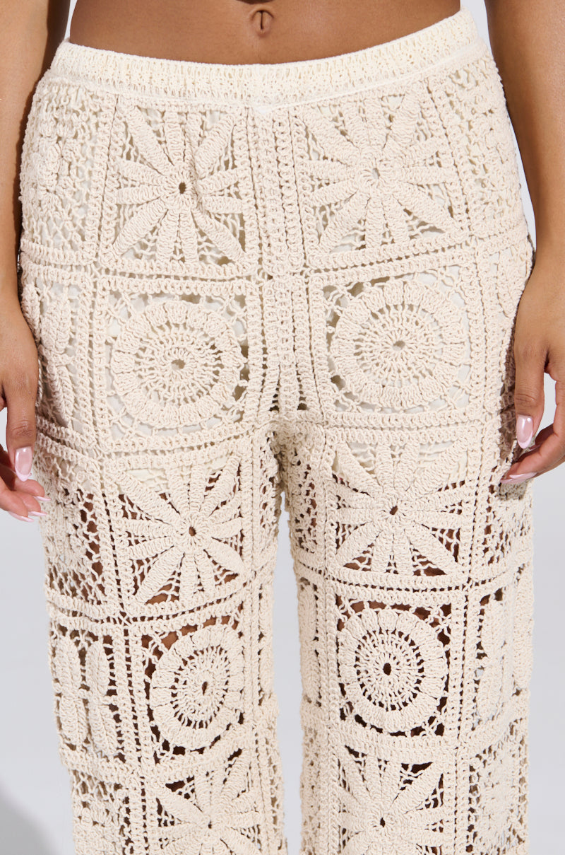CROCHET KNIT PANT