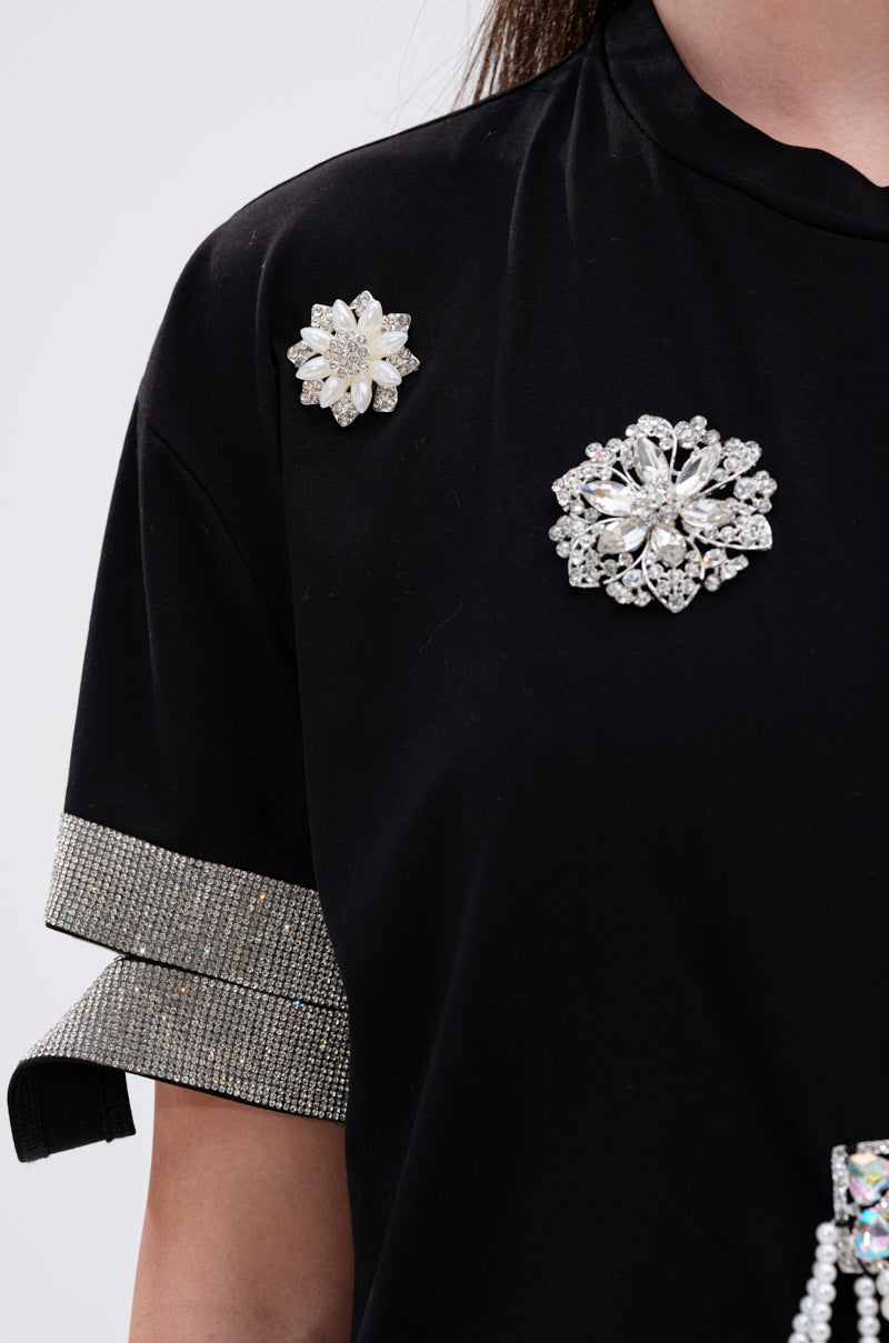 PEARL QUEEN OVERSIZED TEE
