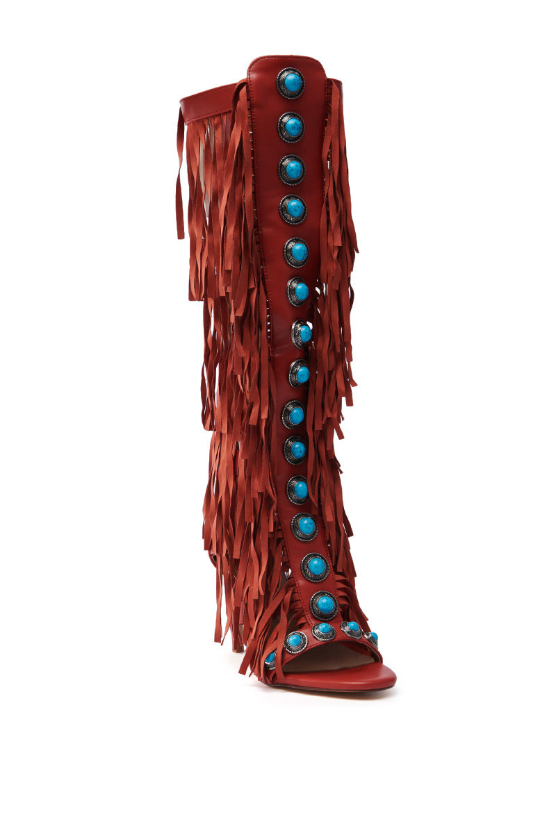 AZALEA WANG AMADEO RED SANDAL