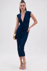 JULIE SLINKY MIDI DRESS