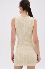 FEELIN SWEET KNIT SWEATER DRESS WITH PEARLS