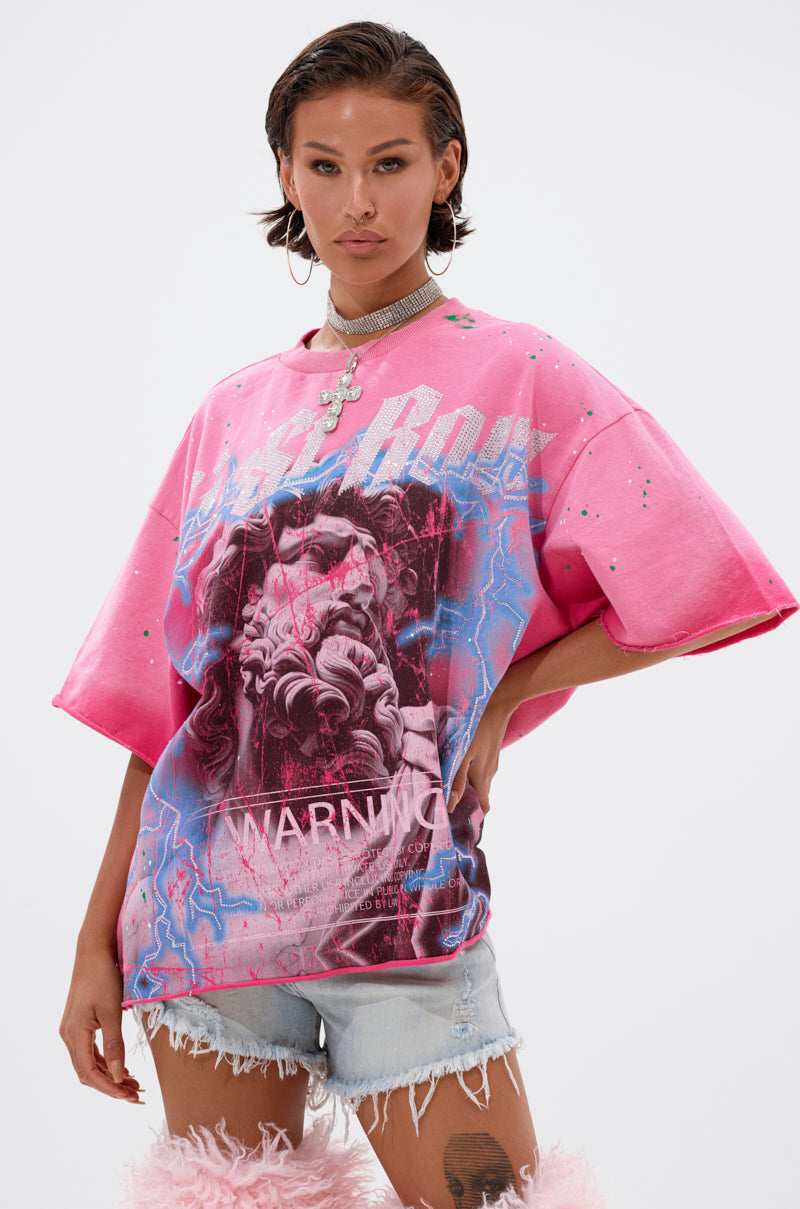 FADE INTO BLACK OVERSIZED TEE