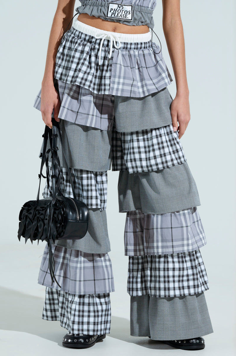 NO PHOTOS PLEASE PLAID PANT