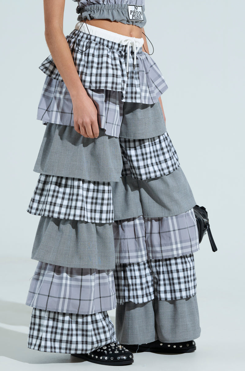 NO PHOTOS PLEASE PLAID PANT