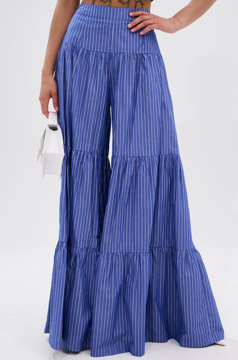 BUSINESS ONLY STRIPE PALAZZO PANT