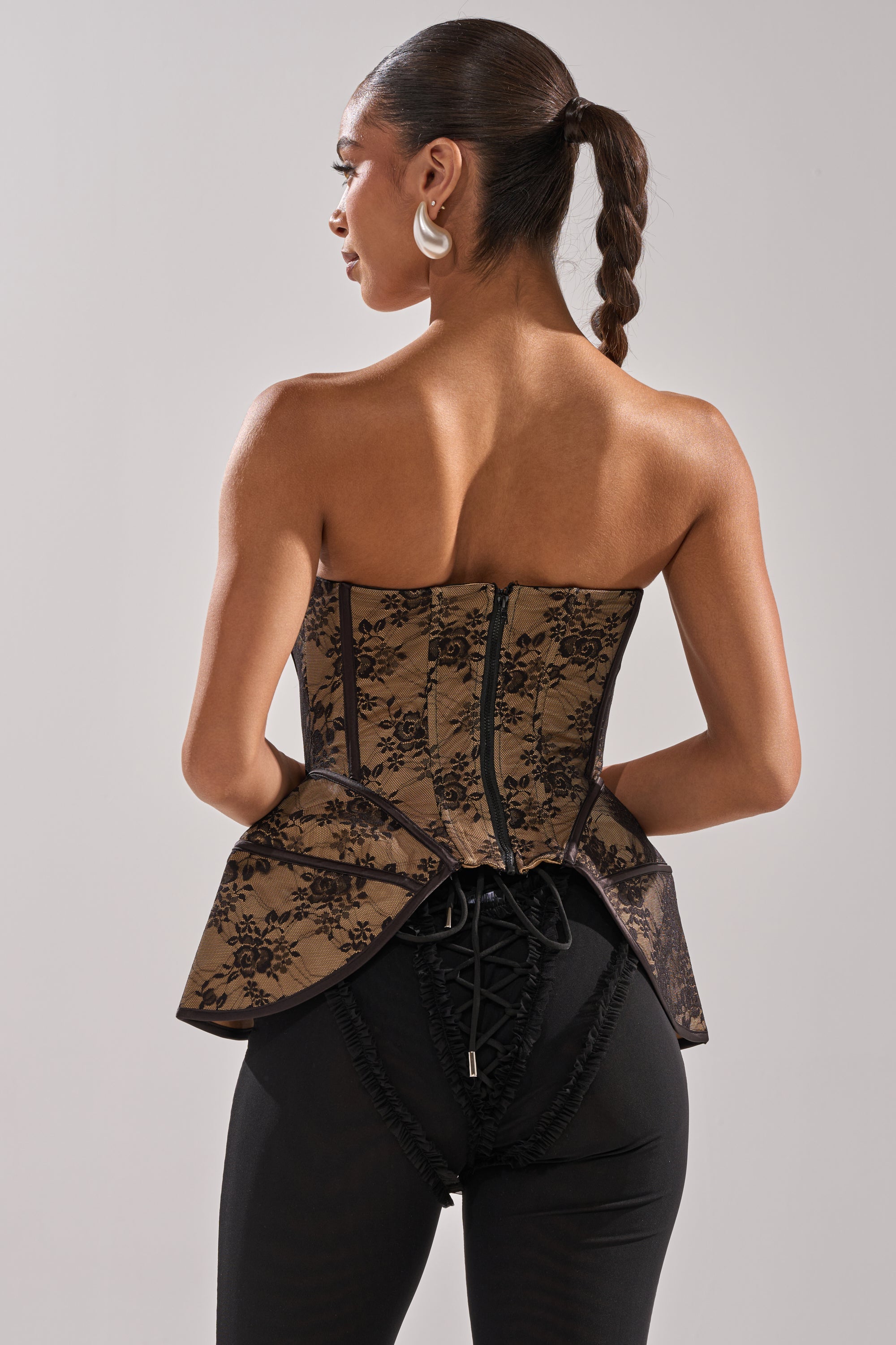 JUST A GIRL LACE CORSET
