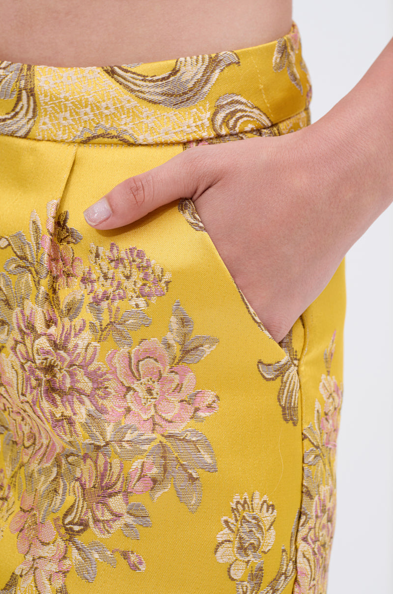 ETHEREAL BROCADE SHORTS