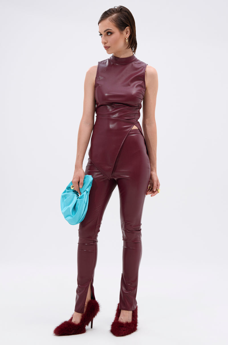 FIRE SQUAD BURGUNDY LEGGING