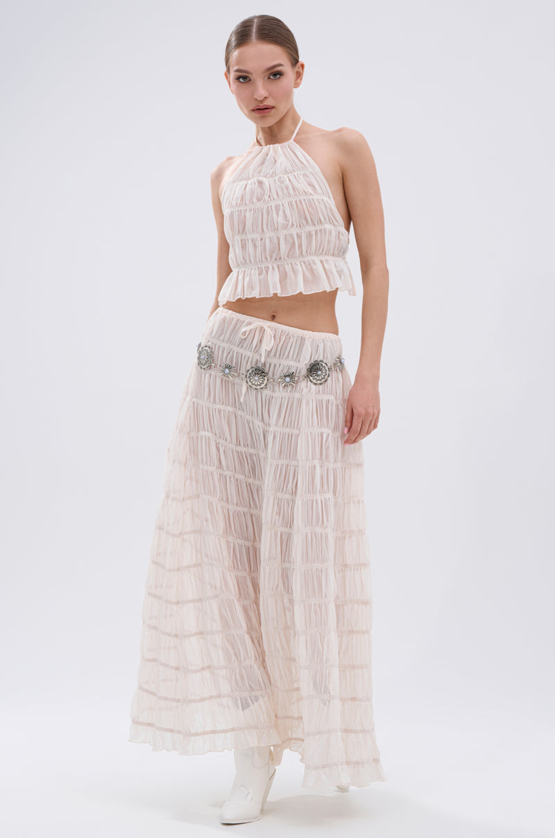 JUST KEEP GOIN MAXI SKIRT