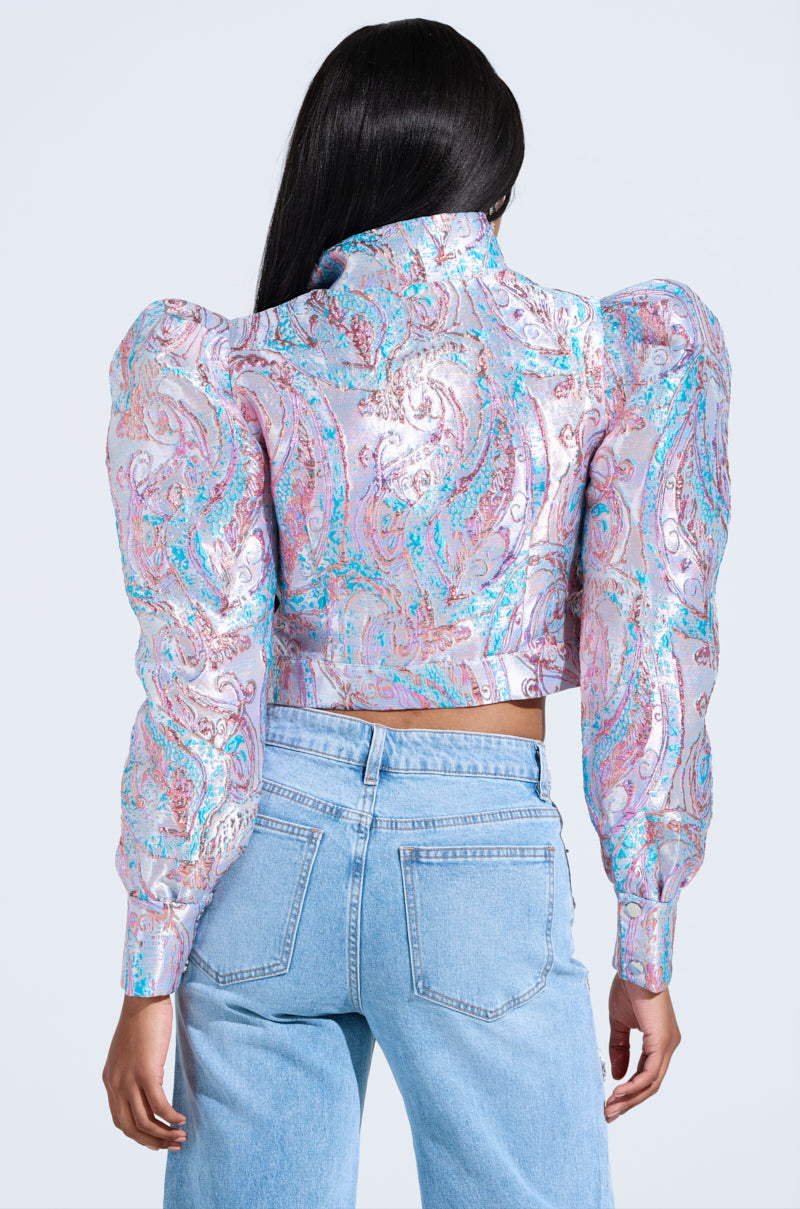 DELILAH PUFF SHOULDER BOMBER
