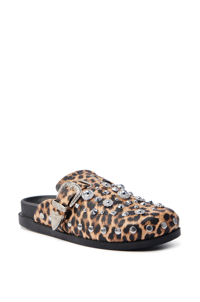AZALEA WANG MAUDLIN LEOPARD CLOG