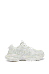 PRINCESS WHITE EMBELLISHED SNEAKER