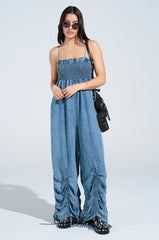 JUMPIN AROUND DENIM JUMPSUIT