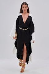 JULIE TWO TONE MIDI DRESS