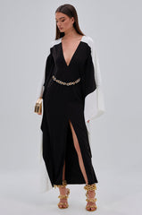 JULIE TWO TONE MIDI DRESS
