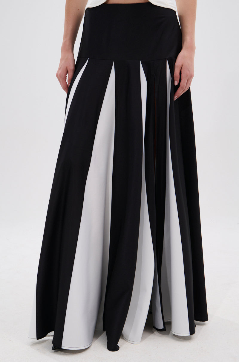 RACHEL SATIN MAXI SKIRT