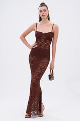 ONE OF A KIND LACE MIDI DRESS