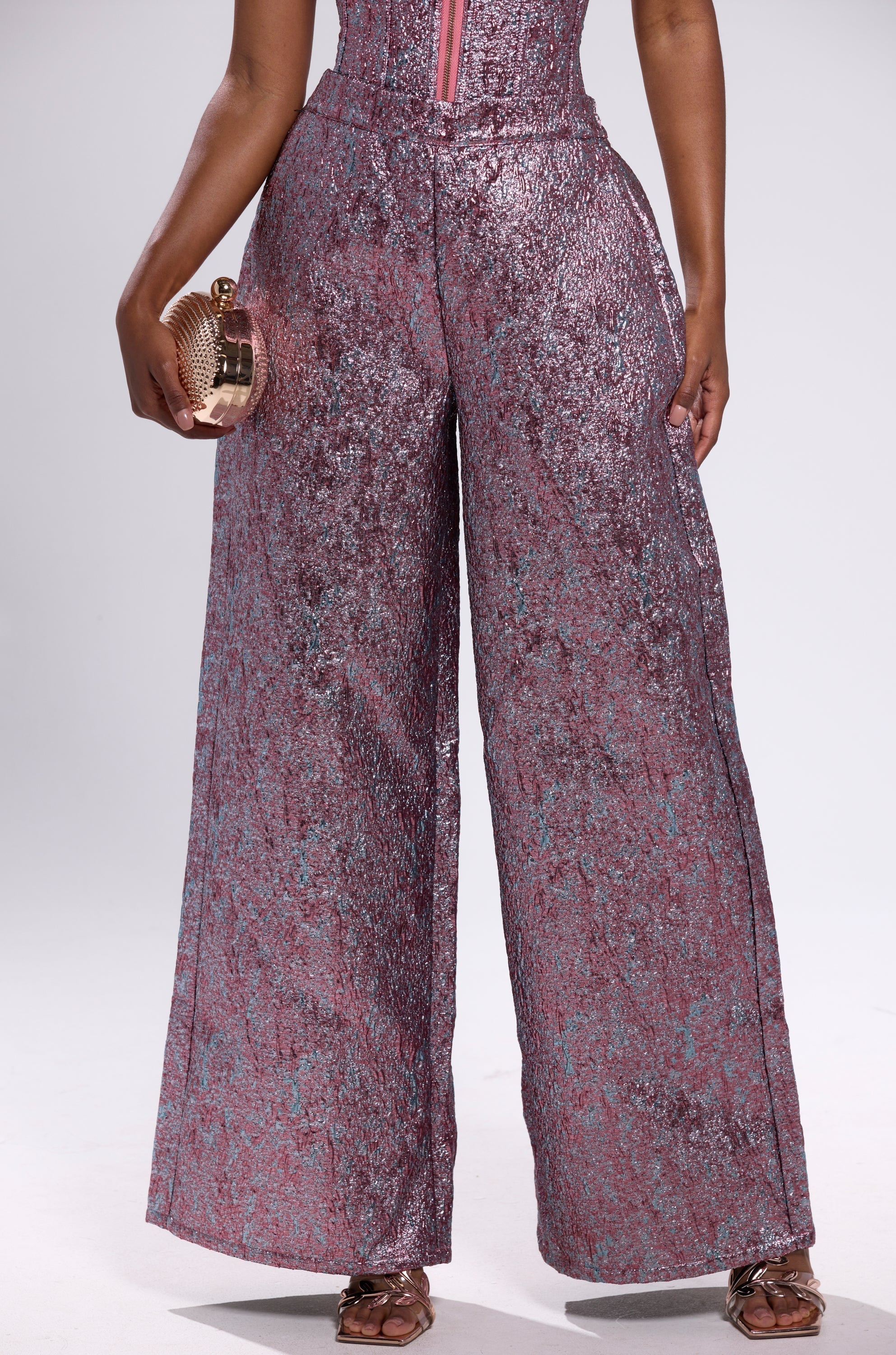 NO COMPETITION BROCADE TROUSER