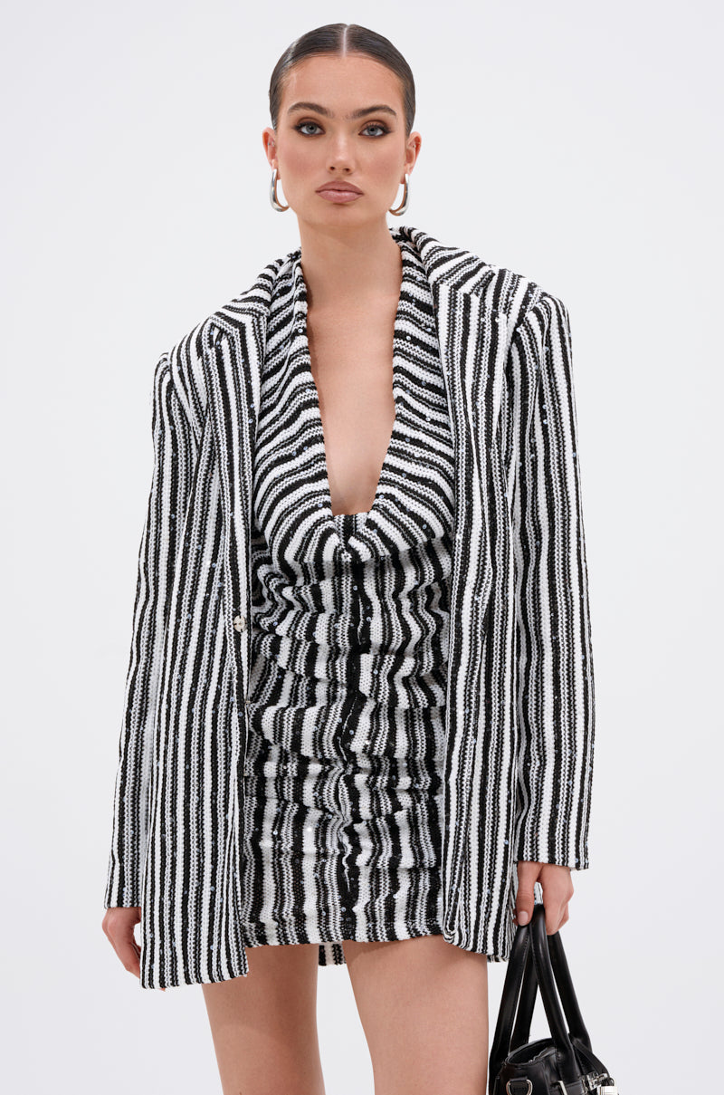 NORTH AVE CROCHET BLAZER