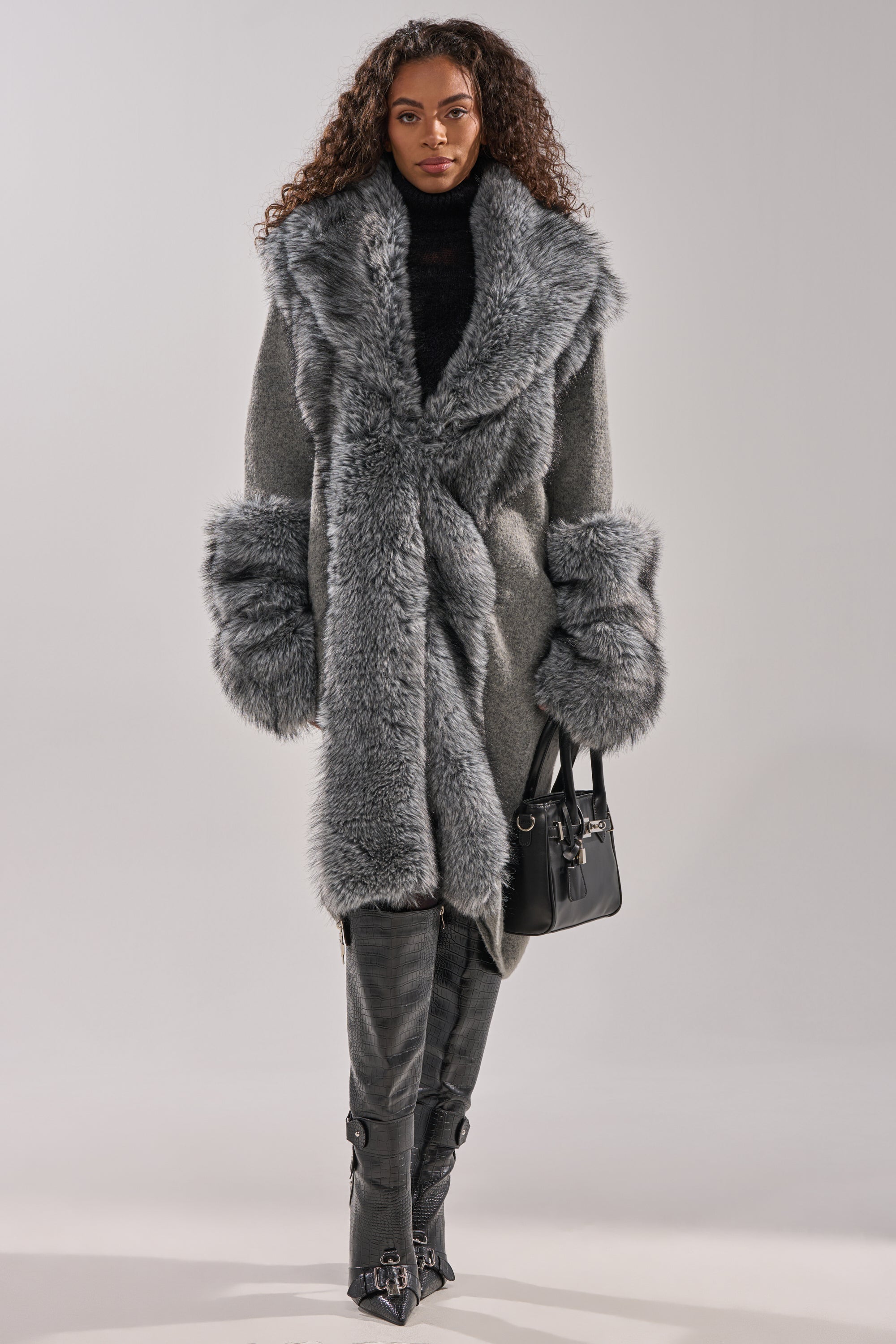 RICH FLEX LONG CARDIGAN