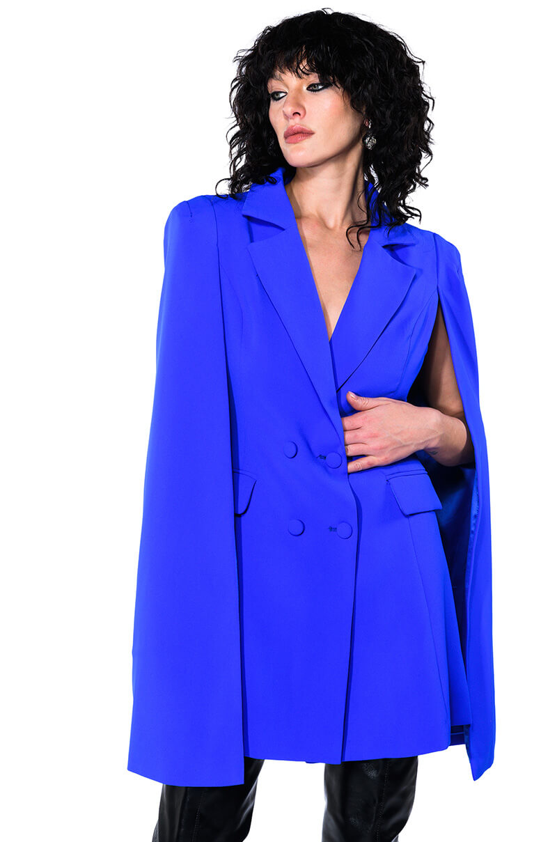 A LA MODE MINI BLAZER DRESS
