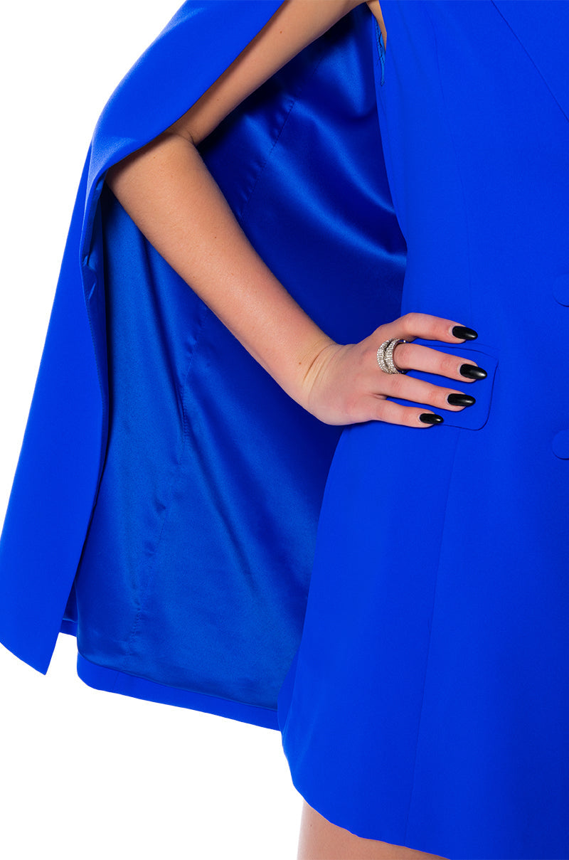 A LA MODE MINI BLAZER DRESS