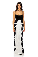 AT THE VILLA PALAZZO BANDED PANT