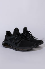 AZALEA WANG ALL EYES ON ME FLAT SNEAKER IN BLACK