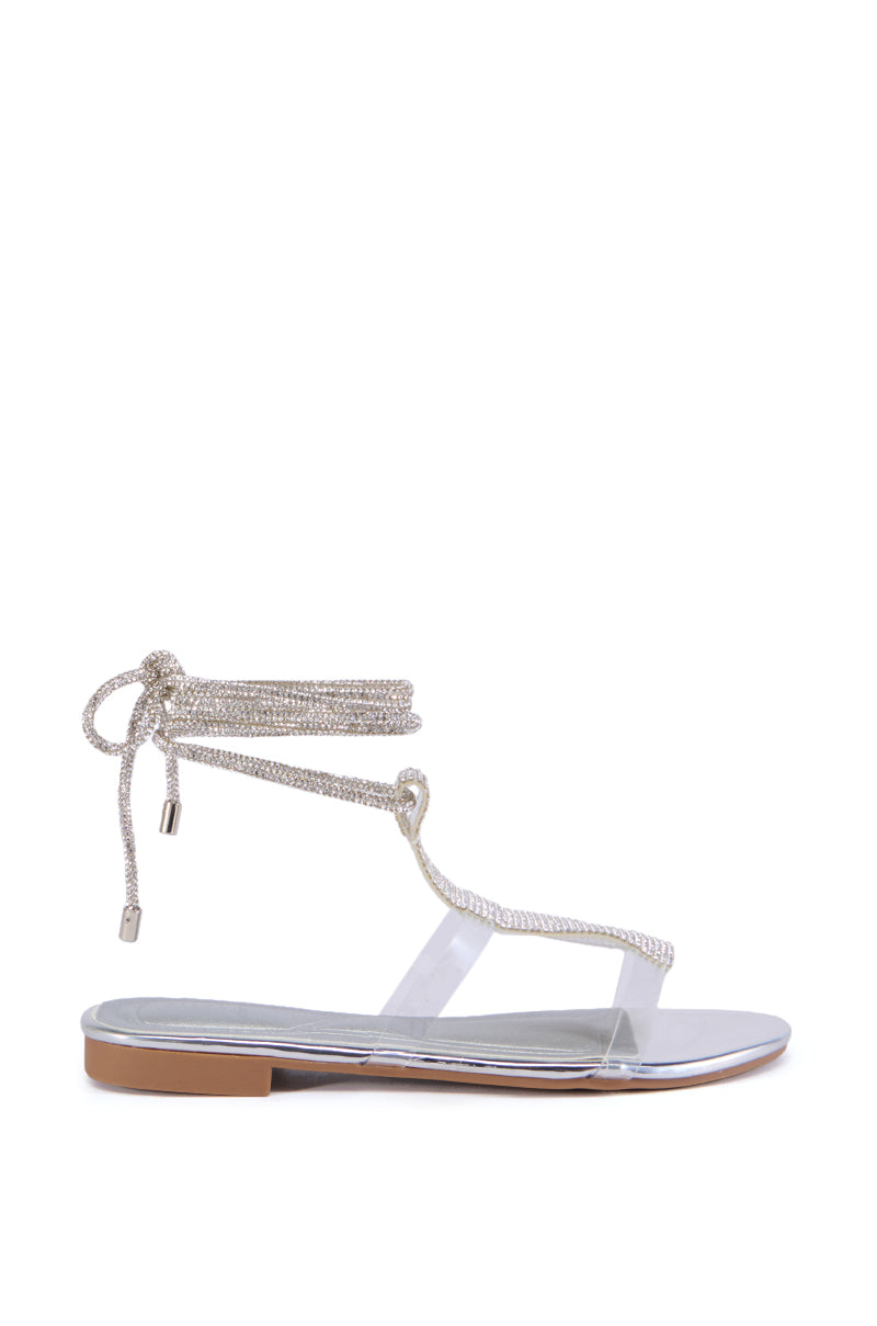 AZALEA WANG ESKEL SILVER SANDAL