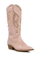AZALEA WANG MOCO NUDE WESTERN BOOT