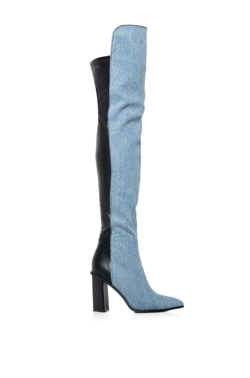 AZALEA WANG NOAM DENIM BOOT