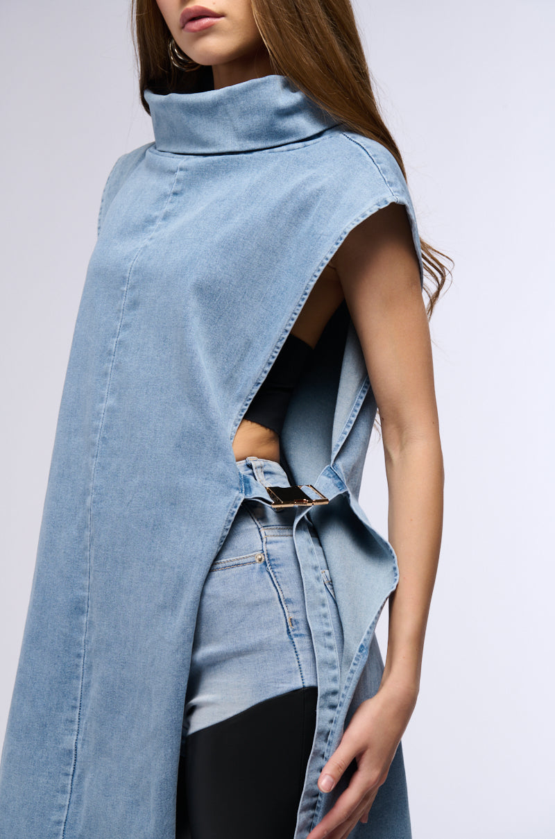 BABY BLUES DENIM TOP