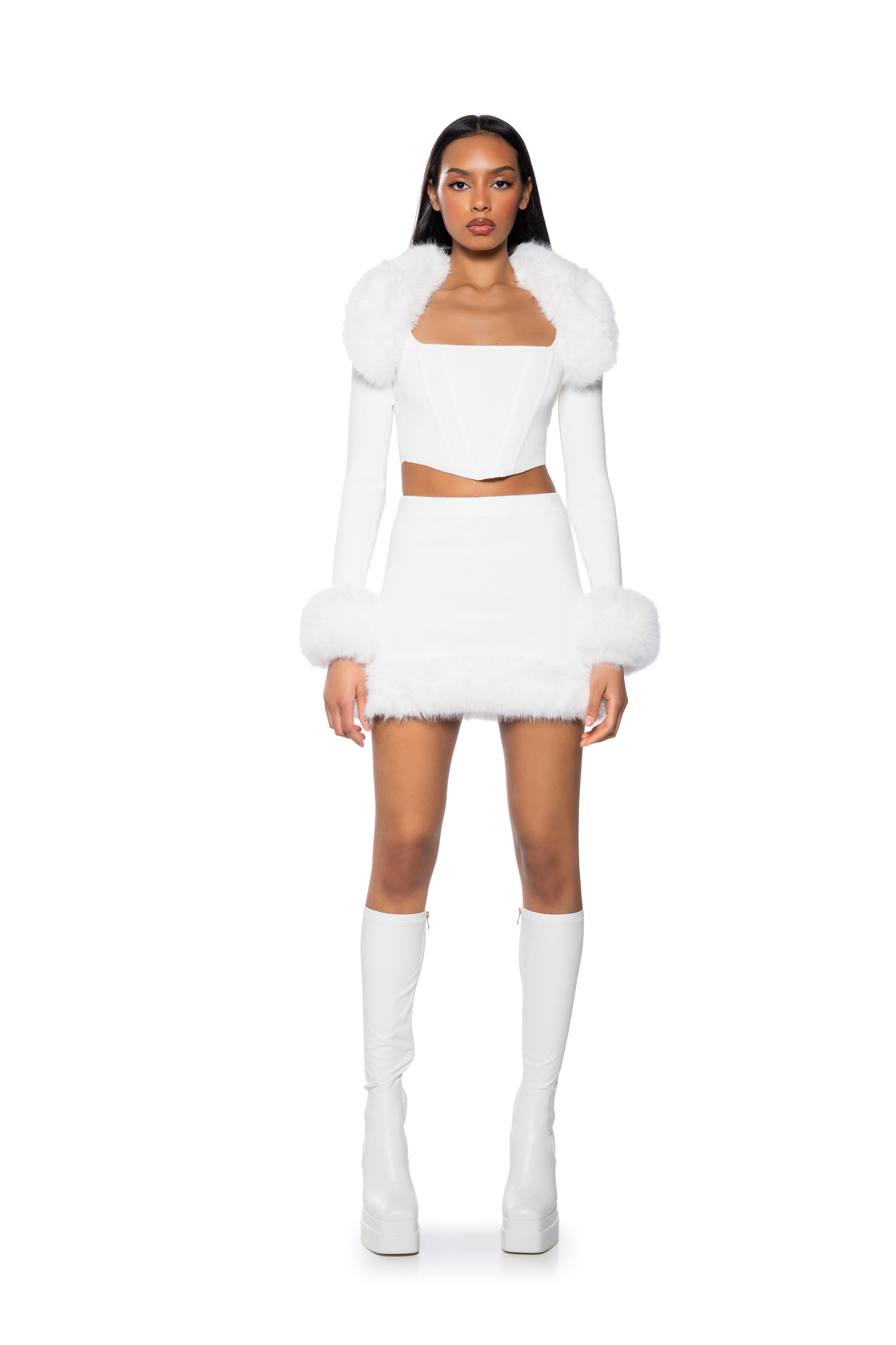 BIG MOOD FITTED CORSET TOP