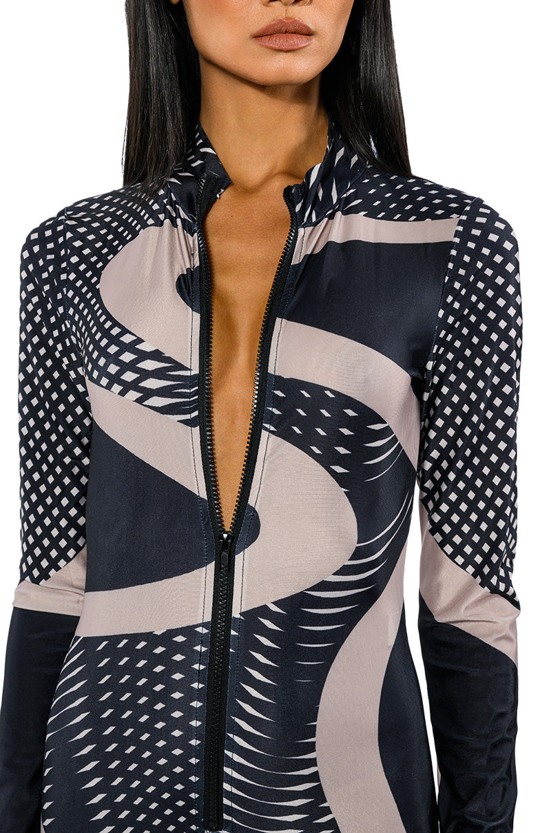 EVERY EVENT PATTERNED CATSUIT