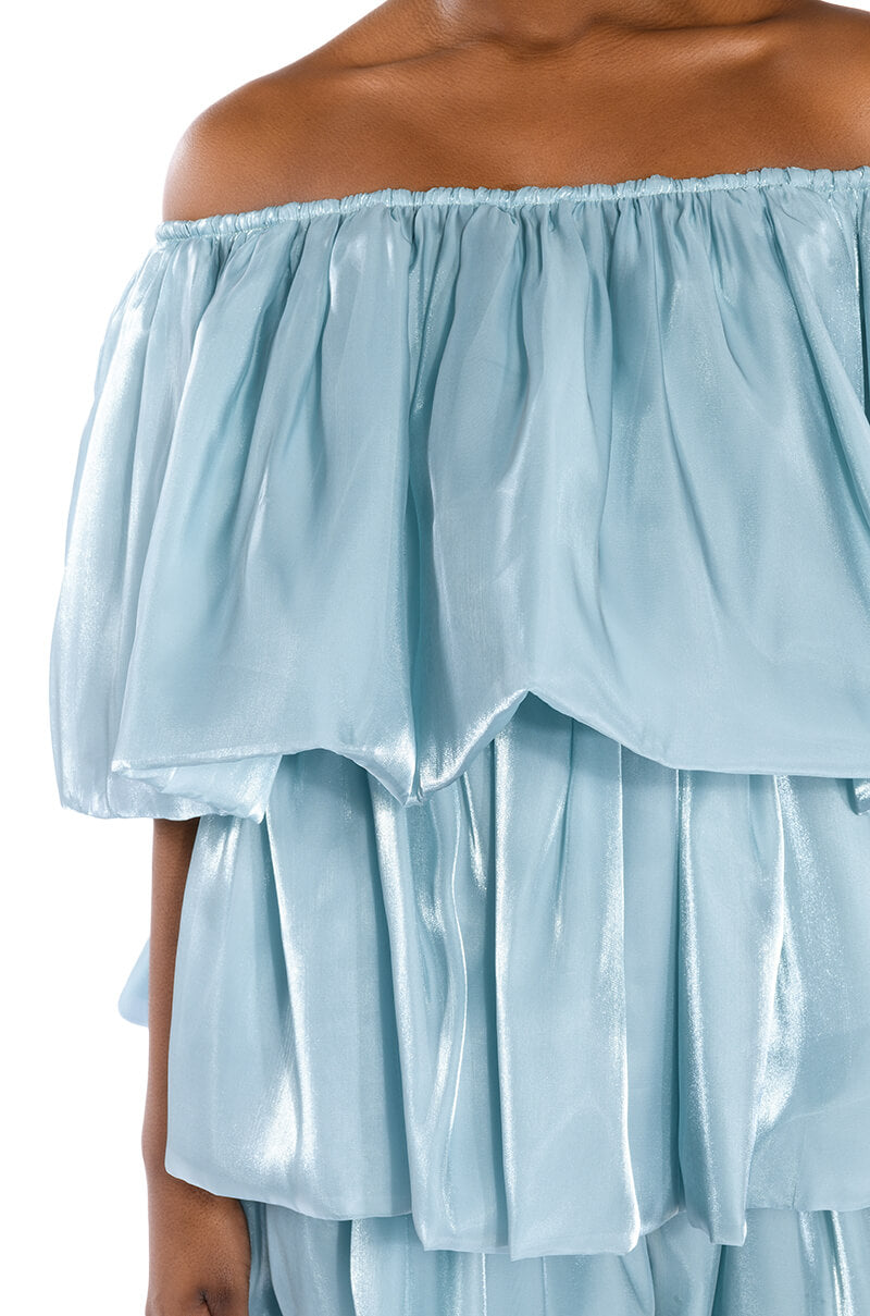 FAIRY DREAMS CHIFFON LAYERED MINI DRESS