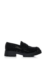 HUTCH EMBELLISHED LOAFER IN BLACK