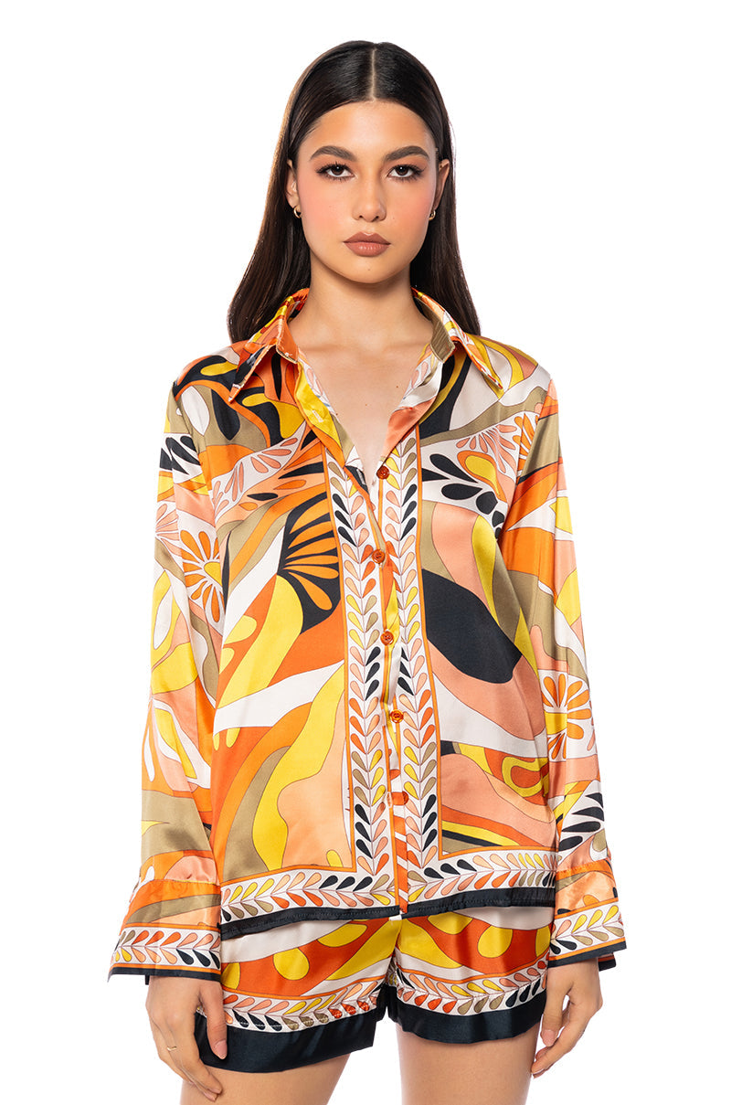 JOSIE BUTTON DOWN BLOUSE