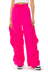 LOTTI RUCHED NYLON JOGGER