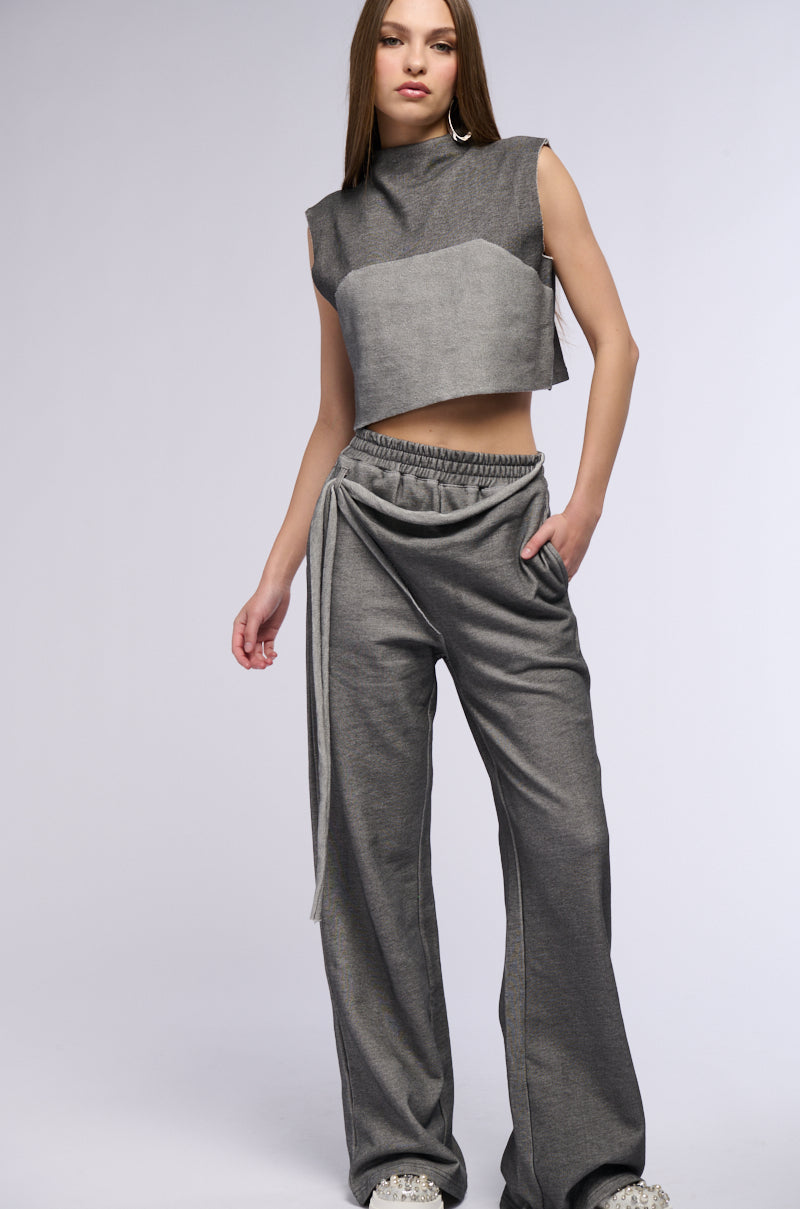 MAIA MOCK NECK SLEEVELESS TOP