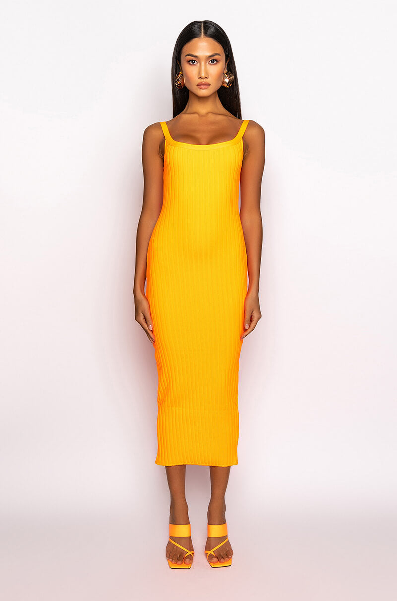 MY ALL BANDAGE MIDI DRESS